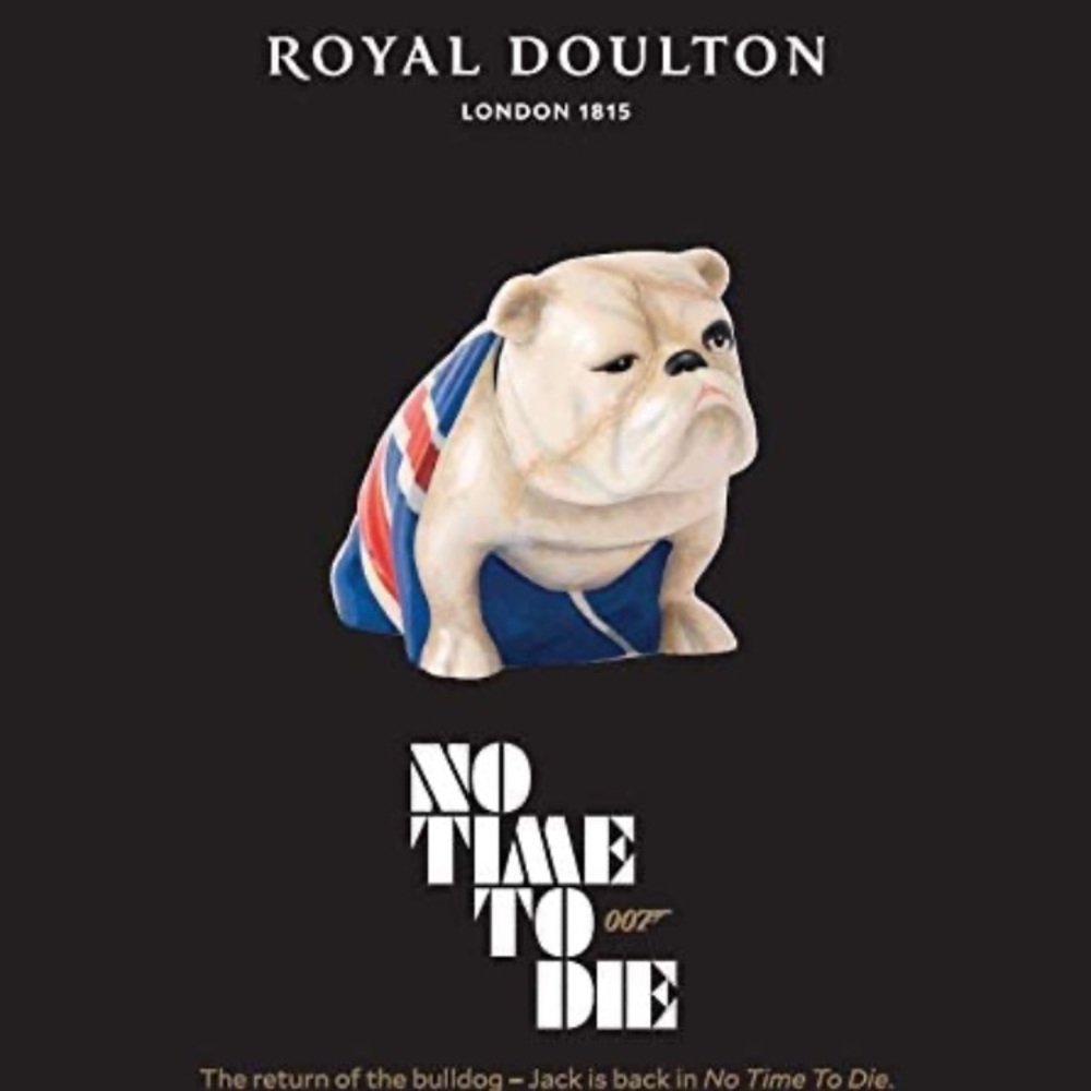 Jack The Bulldog by Royal Doulton James Bond Spectre Figurine